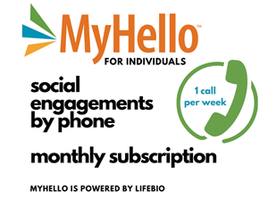 Picture of MyHello - Weekly Calls to Help Reduce Loneliness (Monthly Subscription)