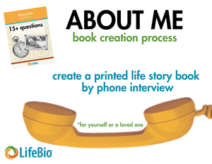 about me life story book 