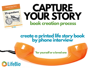 Picture of Phone Interview (up to 2 Hours, 25 questions) & Life Story Book