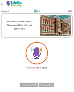 Picture of LifeBio Memory App - Voice Record Stories