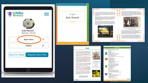 Picture of LifeBio Memory App + Life Story Book + Snapshot + Action Plan